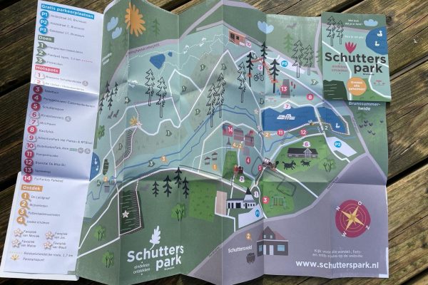 Rebranding Schutterspark Brunssum ontwikkeling plattegrond door Geel Marketing Consultancy